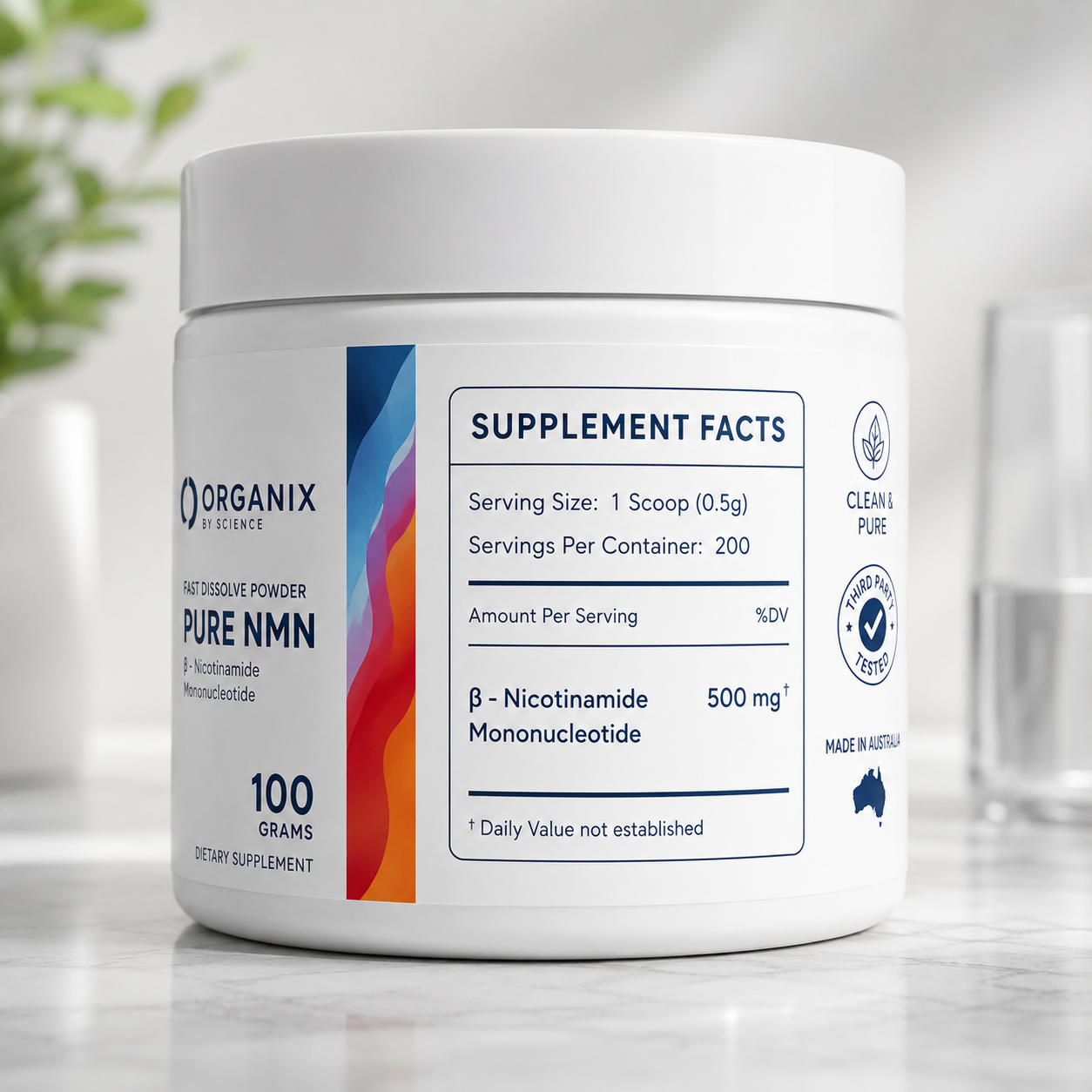 Organix™ - NMN (Nicotinamide Mononucleotide) Pure Powder