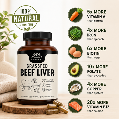 Grass-Fed Beef Liver Capsules