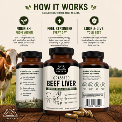 Grass-Fed Beef Liver Capsules